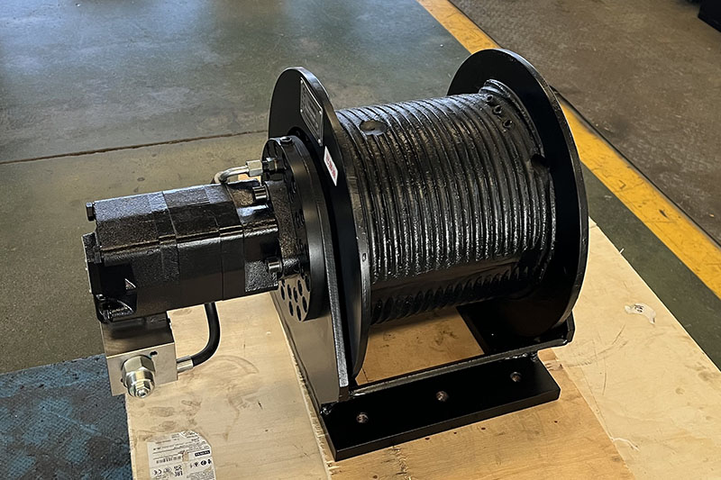 low speed crane hydraulic winch
