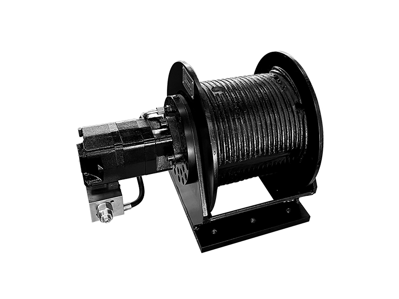 low speed hydraulic winch