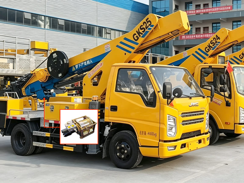 hydraulic planetary hoist winch application